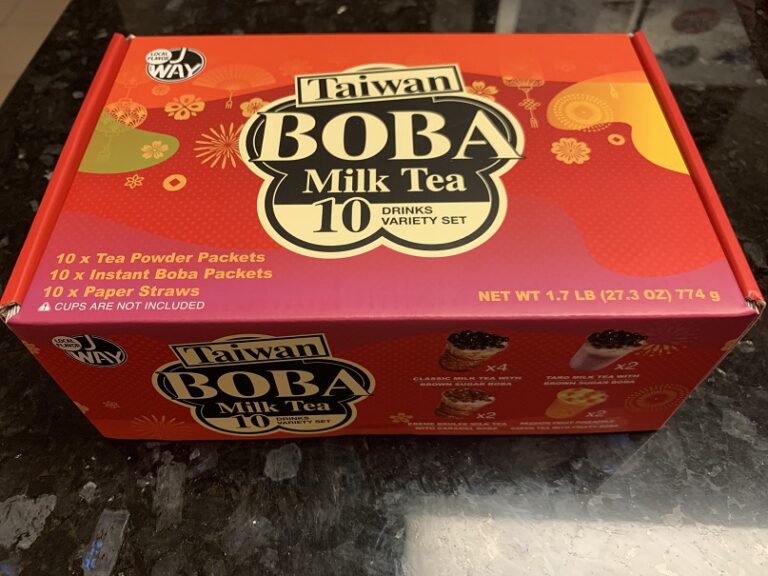 2022アメリカのCostcoおすすめ品『Taiwan BOBA Milk Tea』バラエティーセットで4種類10袋入り、美味しいです